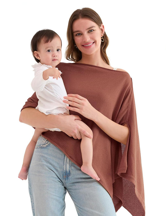 Shop Momcozy Nursing Cover for Breastfeeding, Rose Taupe at GoodBuy Gear