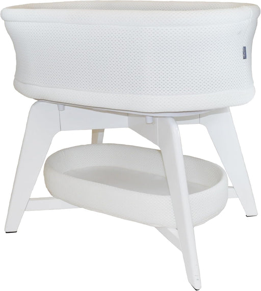 Shop TruBliss Evi Smart Bassinet with Smart Technology, White with White Base at GoodBuy Gear