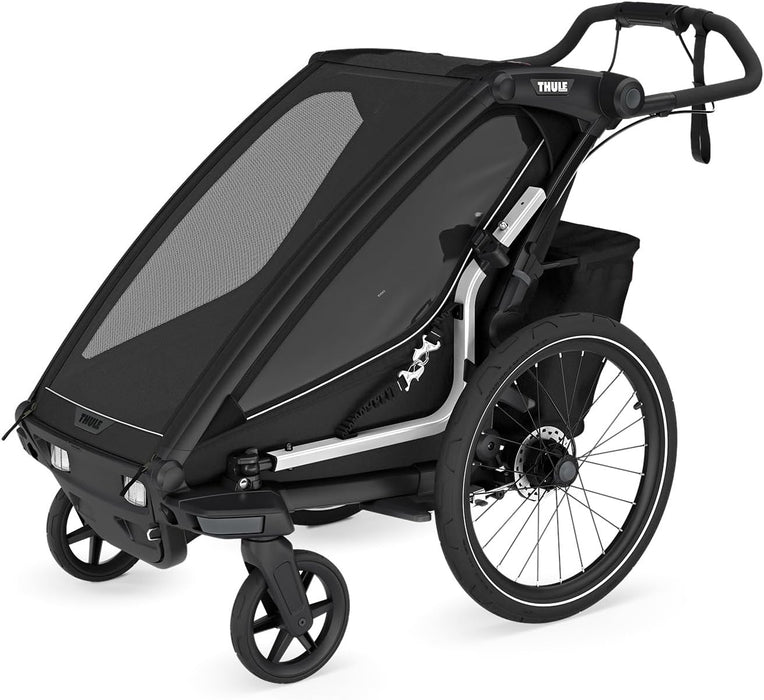 Shop Thule Chariot Sport 2 Bike Trailer, Black, Single, 2025 at GoodBuy Gear