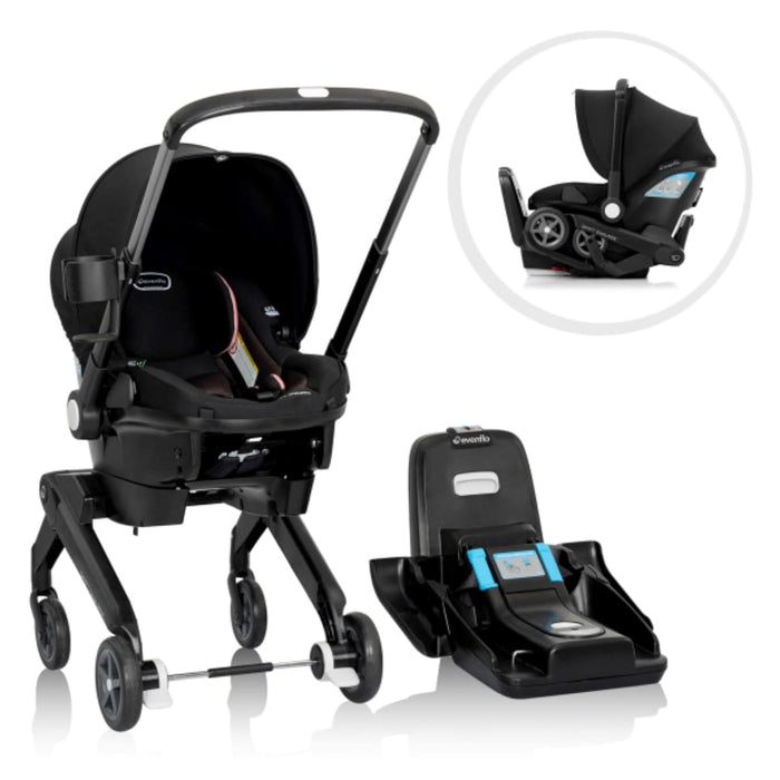 Shop Evenflo Shyft Dual Ride Infant Car Seat Stroller Combo, Ayer, 2024, Original Model at GoodBuy Gear