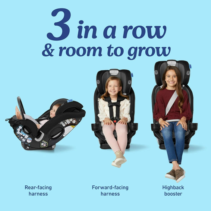 Graco True3Fit LX 3-in-1 Car Seat, 2024, Gotham