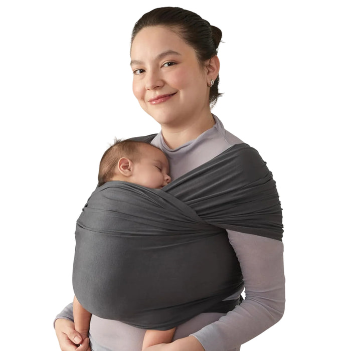 Shop Ergobaby Aura Baby Wrap, Soft Black at GoodBuy Gear