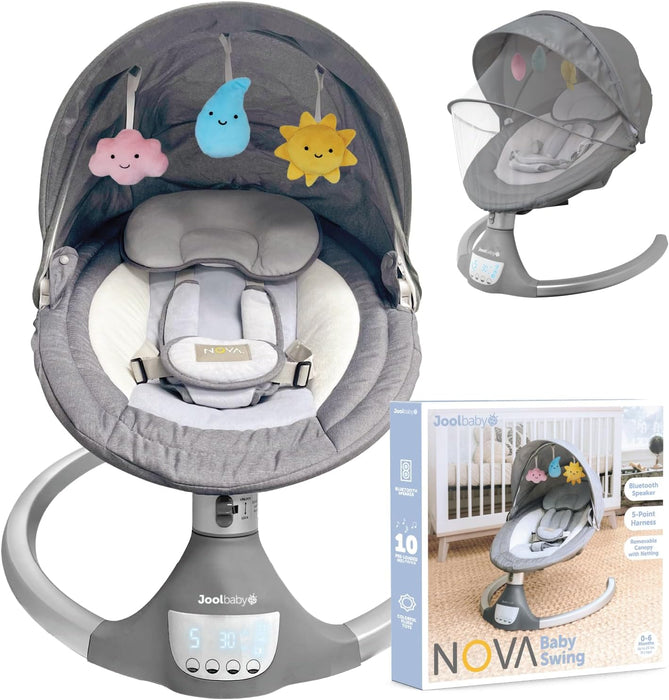 Jool Nova Baby Swing, Gray