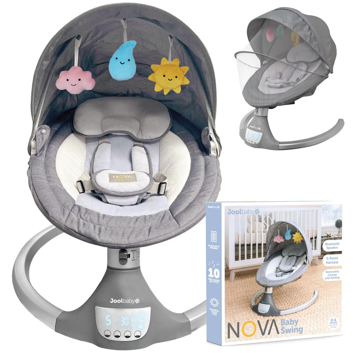 Jool Nova Baby Swing, Gray