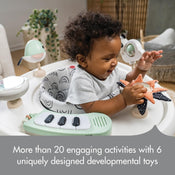 Shop Tiny Love 5-in-1 Stationary Activity Center, Black & White at GoodBuy Gear