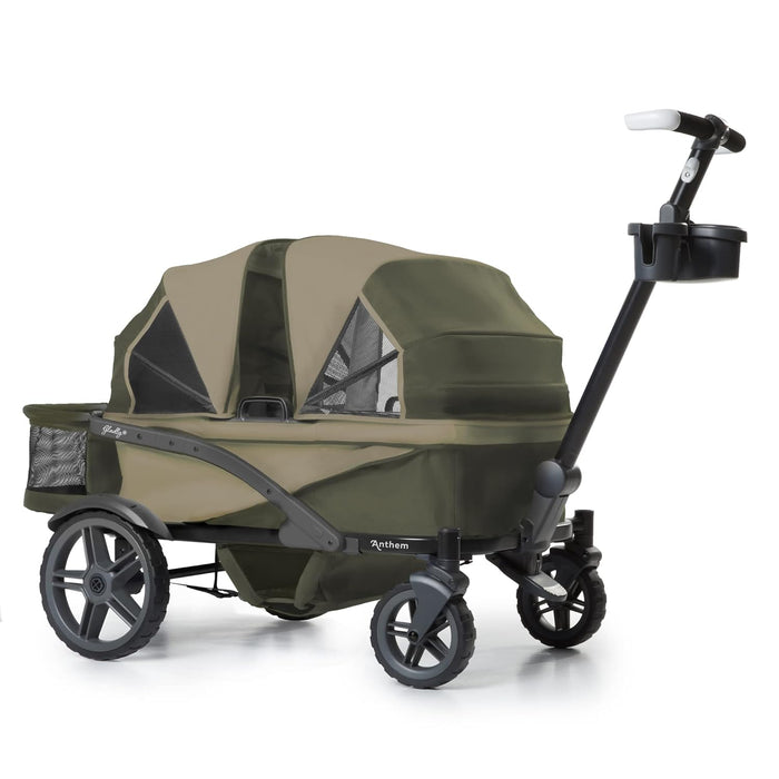 Gladly Family Anthem4 Classic 4 Seater All Terrain Wagon Stroller, Forest