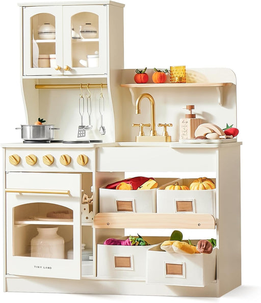 Shop Tiny Land Play Kitchen, Cream, TLTGPK004 at GoodBuy Gear