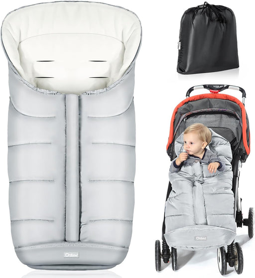 Shop Orzbow Baby Stroller Footmuff, Light Grey at GoodBuy Gear