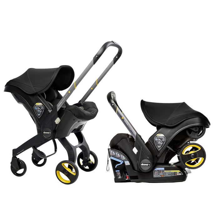 Doona Infant Car Seat & Stroller Combo, 2024, Nitro black