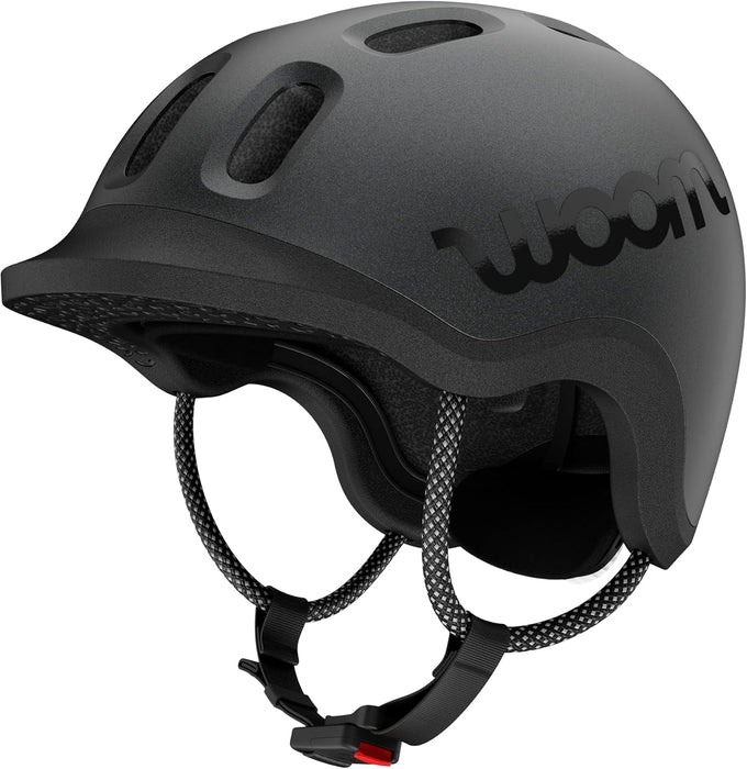 Woom Ready Kids Helmet, Charcoal Metallic, Medium, Without Light