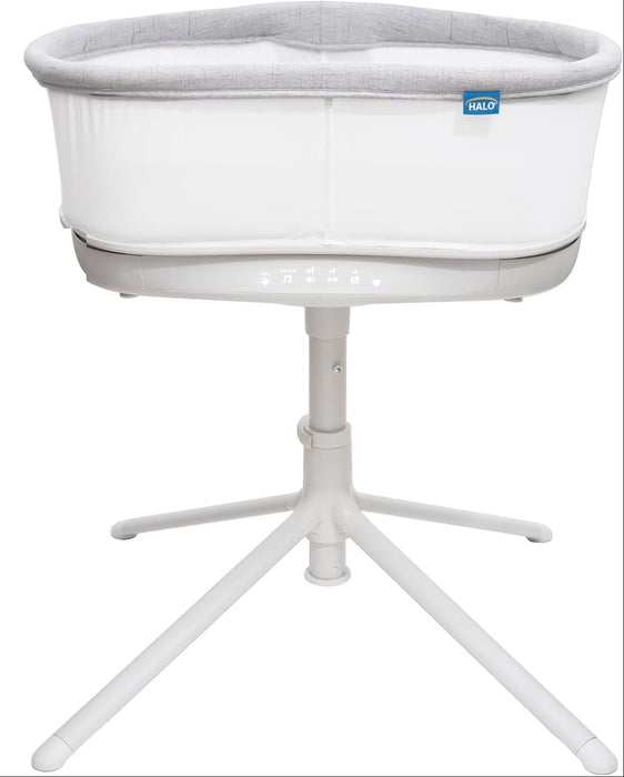 Halo BassiNest Connected Swivel Sleeper 3.0, White/Grey