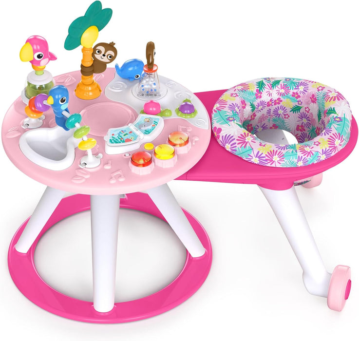 Bright Starts Around We Go 2-In-1 Activity Center, Tropic Coral