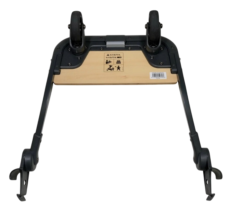 Shop UPPAbaby VISTA PiggyBack Ride-Along Board (2015+), Natural Wood/Black at GoodBuy Gear
