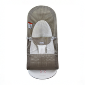 Shop BabyBjorn Bouncer Balance Soft, Gray Beige Mesh, Light Gray Frame at GoodBuy Gear