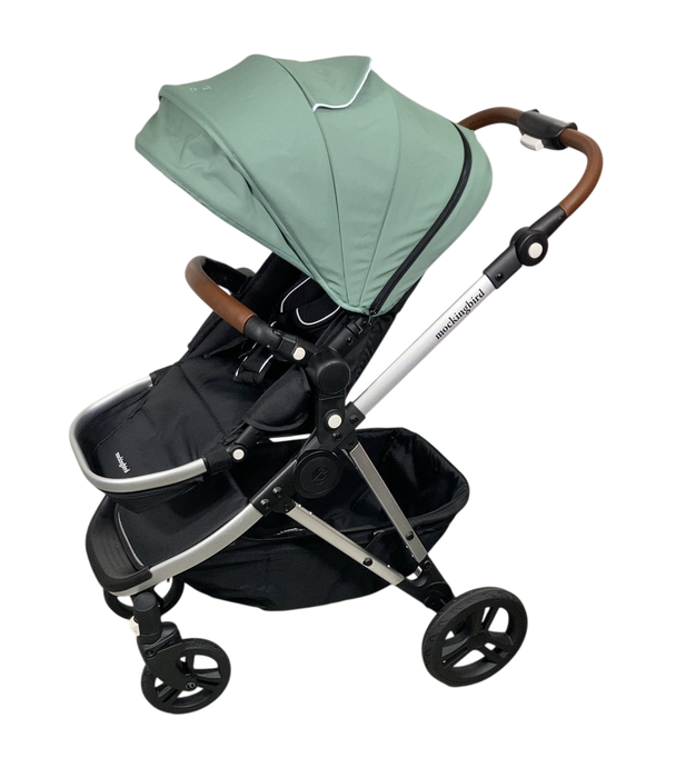 Shop Mockingbird Single 2.0 Stroller, 2025, Sage, Silver With Penny Leather, Windowpane at GoodBuy Gear