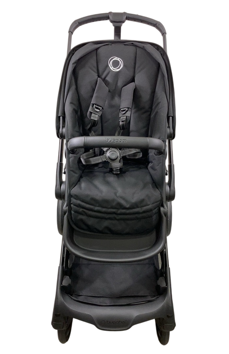 Shop Bugaboo Kangaroo Single To Double Stroller, 2024, Black, Midnight Black, Midnight Black at GoodBuy Gear