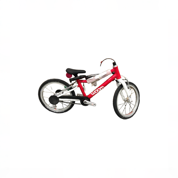 Shop Woom GO 3 Bike "16, AUTOMAGIC, Hot Pink at GoodBuy Gear