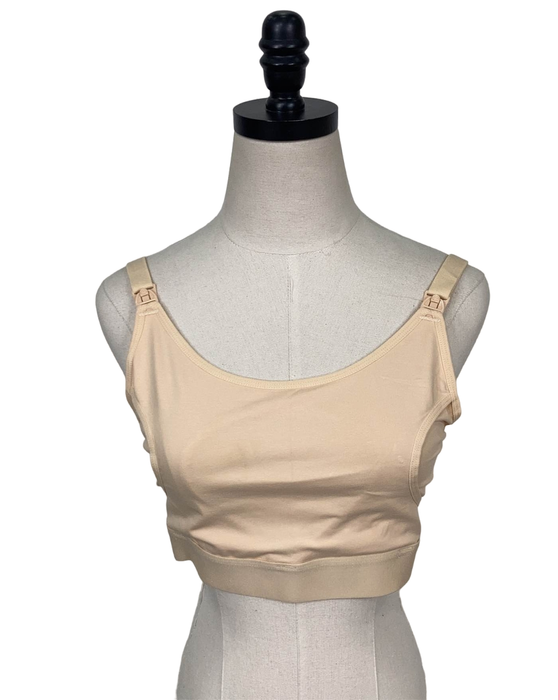 Shop Momcozy Hands-Free Nursing And Pumping Bra, Medium, Beige at GoodBuy Gear