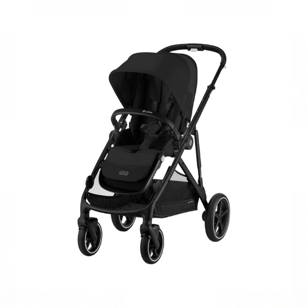 Cybex Gazelle S Modular Stroller, 2025, Black Frame, Moon Black