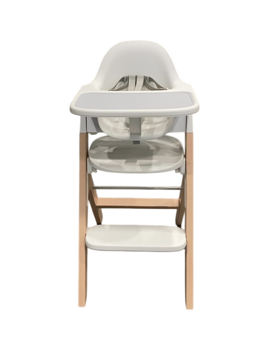 Shop Mockingbird High Chair, Natural Beech, White at GoodBuy Gear