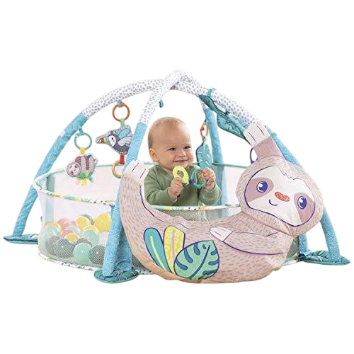 Shop Infantino 4-in-1 Jumbo Activity Gym and Ball Pit, Sloth at GoodBuy Gear