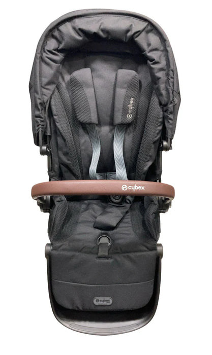 Cybex Gazelle S Seat Unit, Brown Bumper Bar, Moon Black