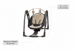 Shop Ingenuity Every Season Swing 'n Go Portable Swing, Wesley at GoodBuy Gear