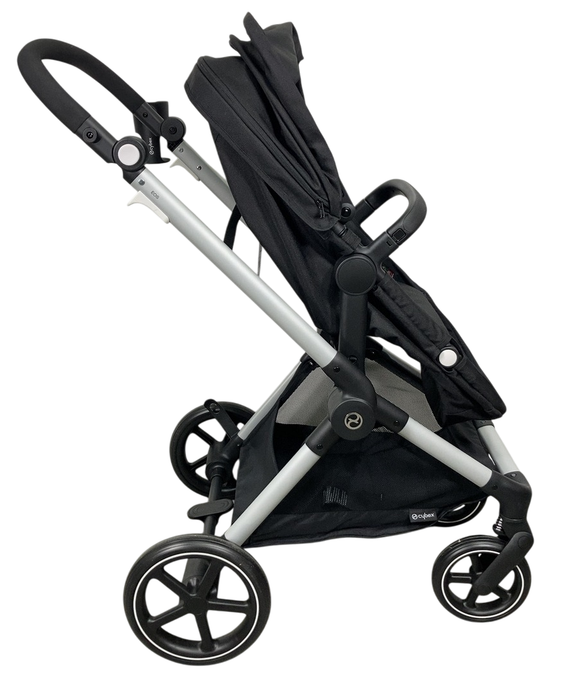 Shop Cybex Eos Stroller, 2024, Moon Black, Silver at GoodBuy Gear