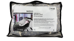 Shop 7 A.M. Enfant Nido, Grey Stars, Small (0-6 Months) at GoodBuy Gear