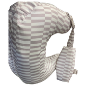 Shop Boppy Complete Nursing Pillow, Taupe Broken Stripes at GoodBuy Gear