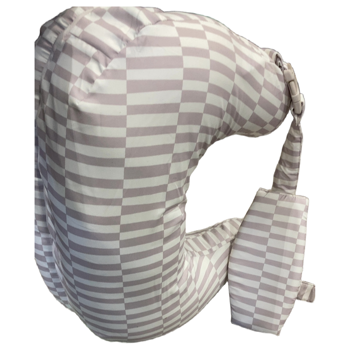 Shop Boppy Complete Nursing Pillow, Taupe Broken Stripes at GoodBuy Gear