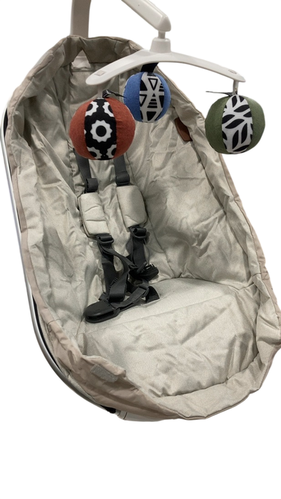 Shop UPPAbaby Mamaroo Smart Swing, Charlie (Sand Melange) at GoodBuy Gear