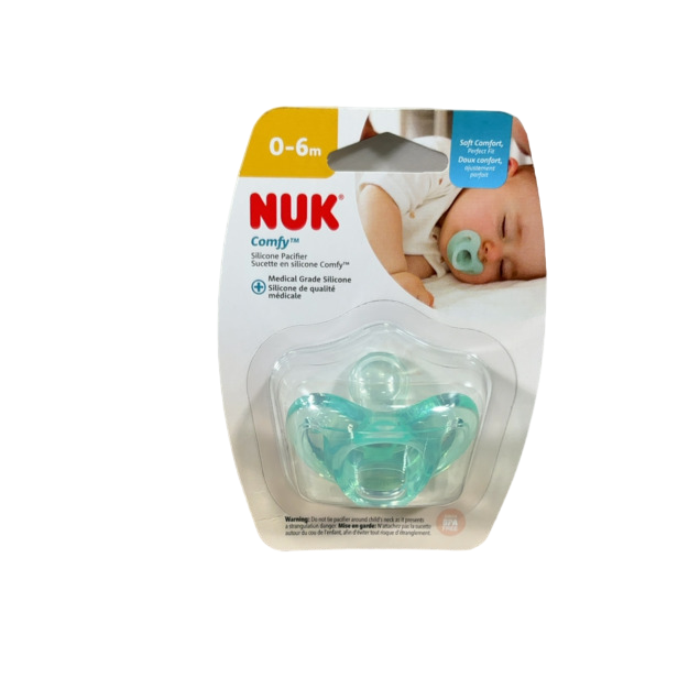 Shop NUK Comfy Pacifier, Blue, 0-6 Months, 1 pack at GoodBuy Gear