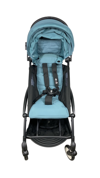 Shop Stokke YOYO3 Complete Stroller, 2024, Aqua, Black at GoodBuy Gear