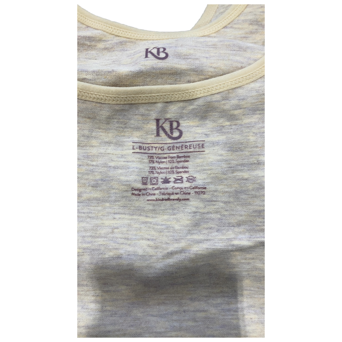 Shop Kindred Bravely Sublime Bamboo Maternity & Nursing Longline Bra Top, Busty, Large, Oatmeal Heather at GoodBuy Gear