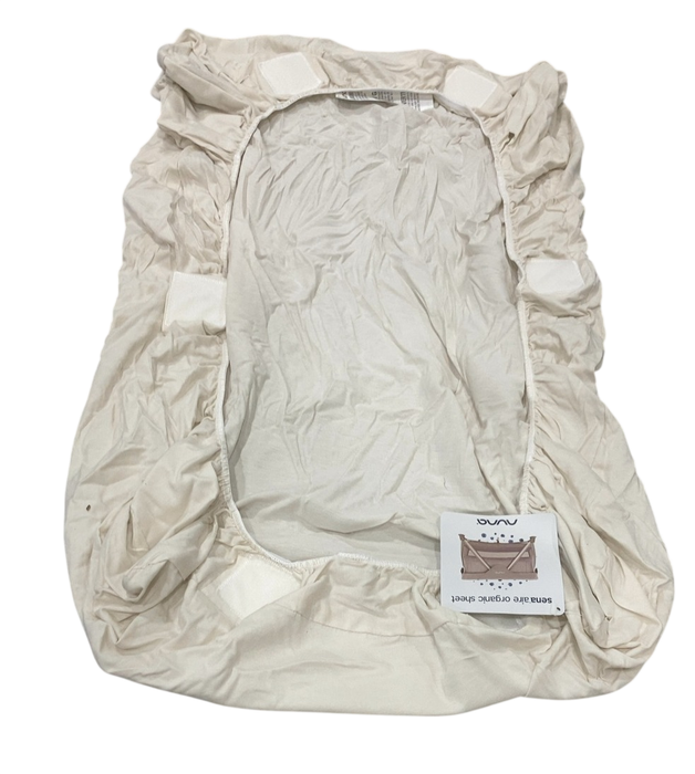 Shop Nuna Sena Aire Organic Sheet, Moonbeam at GoodBuy Gear
