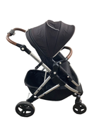 secondhand Mockingbird Single Stroller, 2021, Black, Watercolor Drops, Silver With Penny Leather