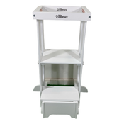 Shop Little Partners Explore 'N Store Learning Tower, Soft White at GoodBuy Gear
