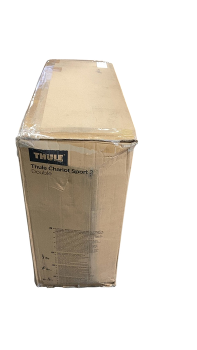 Shop Thule Chariot Sport 2 Bike Trailer, 2024, Black, Double at GoodBuy Gear