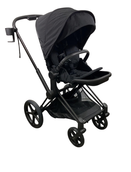Shop Cybex Priam4 Stroller, 2022, Deep Black, Matt Black at GoodBuy Gear
