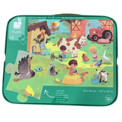 Shop Janod A Day at The Farm 24 Piece Puzzle at GoodBuy Gear