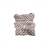 Shop Mabē The Monarch Carrier, Mocha Check at GoodBuy Gear