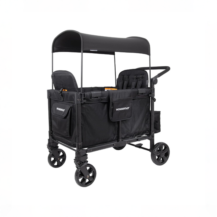 Shop Wonderfold W4 Elite Pro Stroller Wagon, 2026, Jet Black at GoodBuy Gear