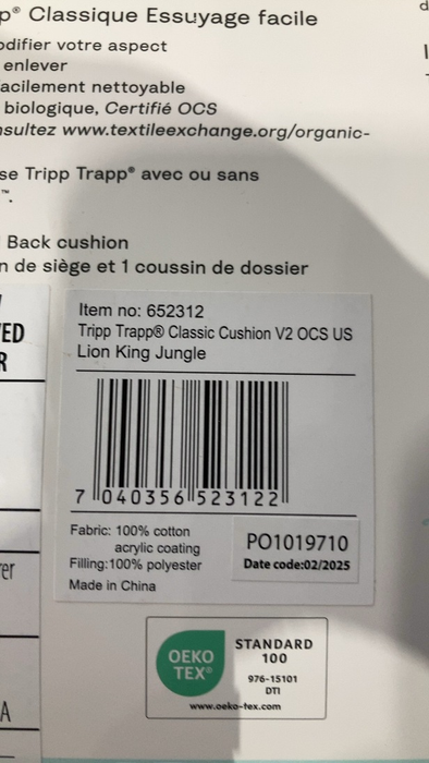 Shop Stokke Tripp Trapp Classic Cushion, Version 2.0, Lion King Jungle at GoodBuy Gear