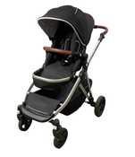 secondhand Mockingbird Single to Double Stroller, 2022, Silver with Penny Leather, Windowpane, Black