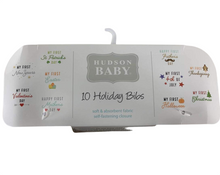 Shop Hudson Baby 10 Holiday Bibs at GoodBuy Gear