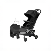 Shop Mompush Velo Lightweight Travel Stroller, 2025, Black at GoodBuy Gear