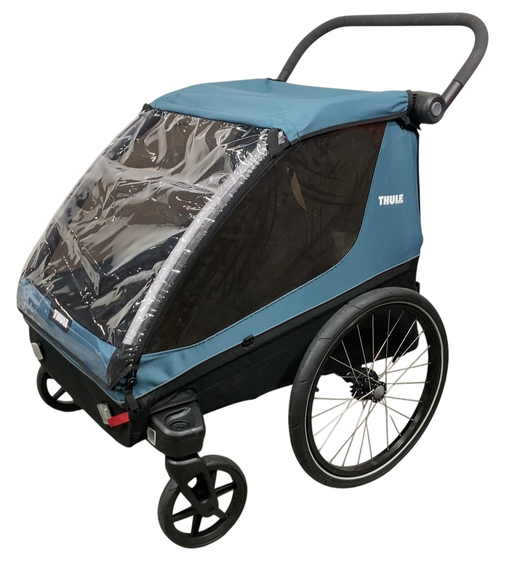 Shop Thule Courier Bike Convertible Trailer, 2022, Aegean Blue at GoodBuy Gear