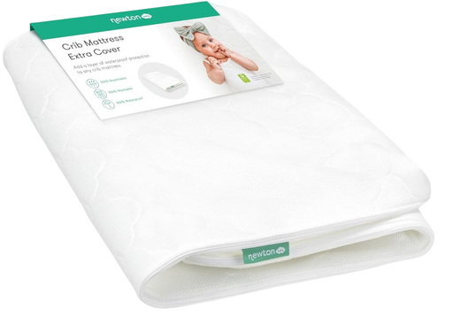 Shop Newton Extra Crib Mattress Cover Waterproof, Cloud White at GoodBuy Gear