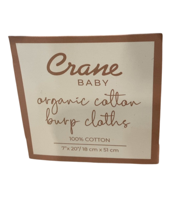 Shop Crane Baby Organic Muslin Baby Burp Cloths, Bunny at GoodBuy Gear